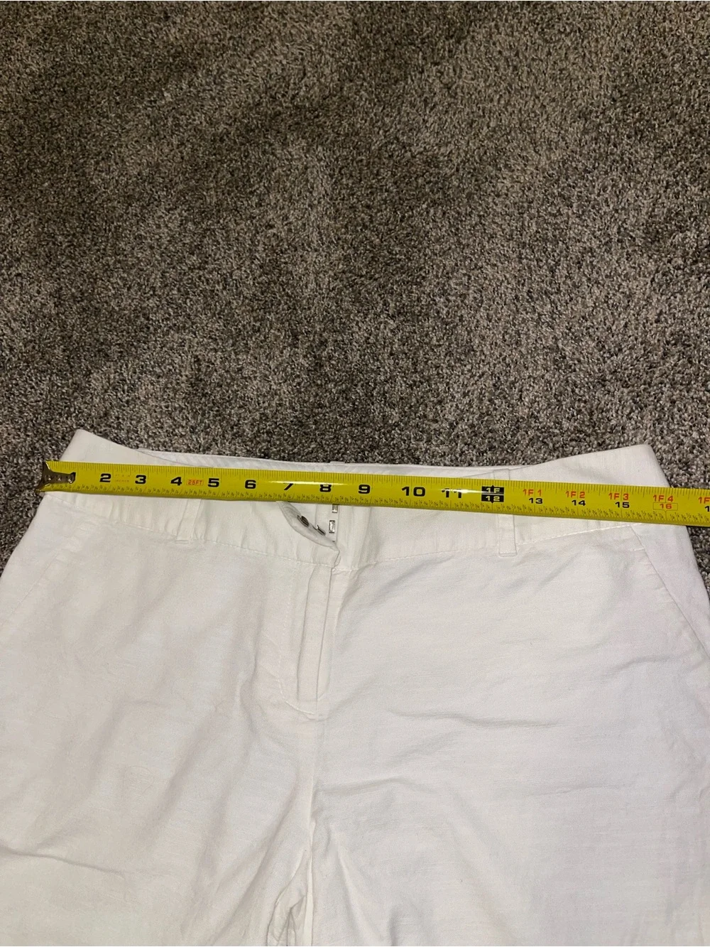 The Limited White Cropped Pants